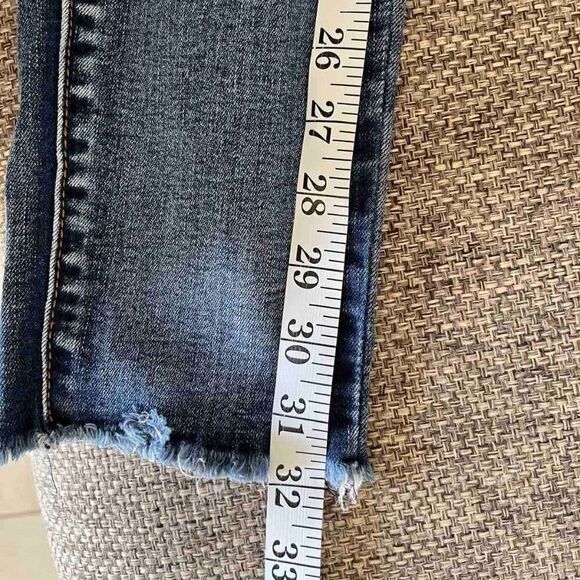 BLUE SAVVY Blue skinny jeans high ankle-length fit for pregnant women; Size: S - Picture 6 of 10